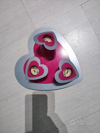 lampadario a cuore