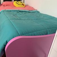 Letto a cassone + comodino