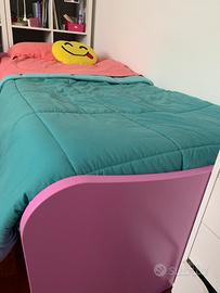 Letto a cassone + comodino