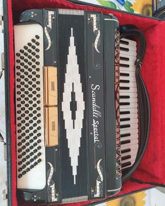 fisarmonica SCANDALLI SPECIAL 128 bassi elettrica