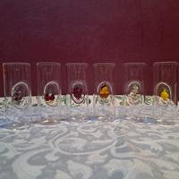 Set 6 Bicchierini Vetro Soffiato con Frutta inside