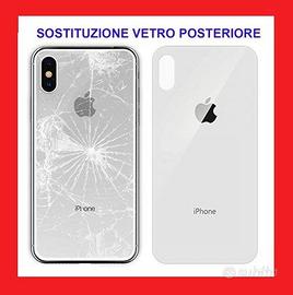 VETRO POSTERIORE IPHONE per la SOSTITUZIONE