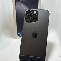 IPhone 16 Pro Max 256B Black batteria 100%