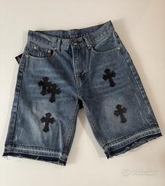 Shorts Jeans Chrome Hearts Bermuda Denim