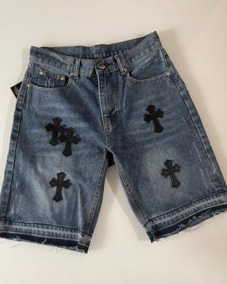 Shorts Jeans Chrome Hearts Bermuda Denim