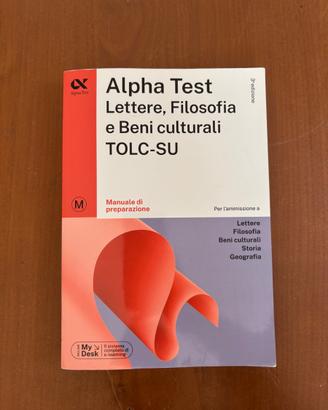 libro TOLC-su alpha test