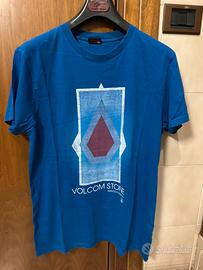 T-shirt Volcom blu, taglia M