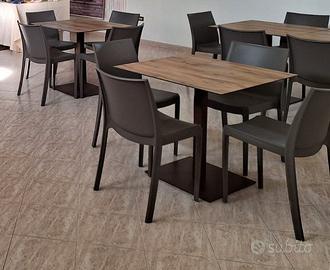 Tavolini e sedie per bar e ristoranti