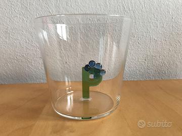Bicchiere Ichendorf - Alfabeto fiorito P