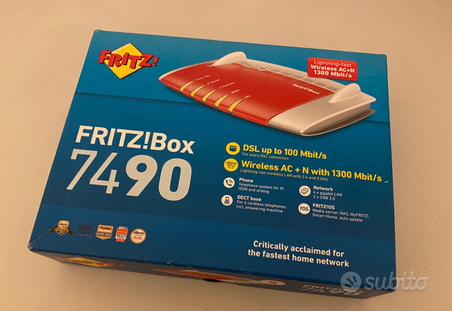 Fritz!box 7490 modem DSL Informatica In vendita a Modena