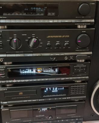impianto completo anni 90 Sony.