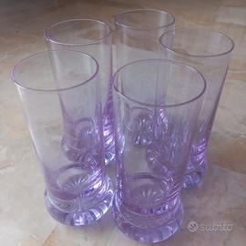 5 bicchieri tumbler in alessandrite 
