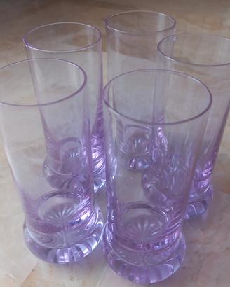 5 bicchieri tumbler in alessandrite 