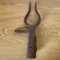 Antica forca forchetto per estrarre barbabietole