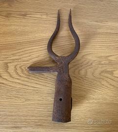 Antica forca forchetto per estrarre barbabietole