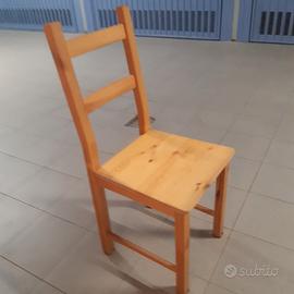 set 4 sedie con cuscini
