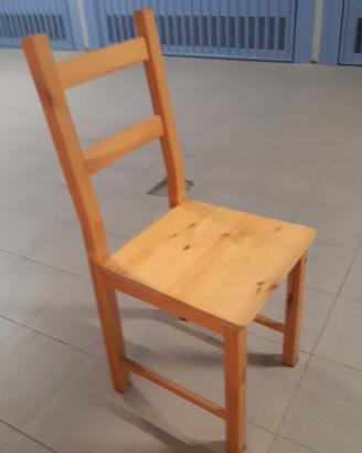 set 4 sedie con cuscini