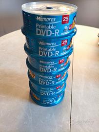 Campana 25 pz DVD-MEMOREX PRINTABLE 16X