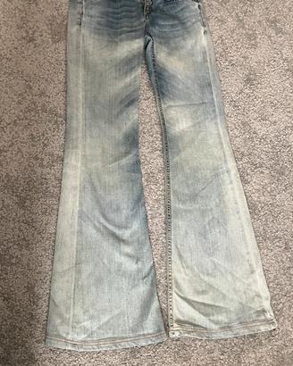 Jeans a zampa donna-ragazza