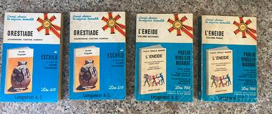 Libri l’Eneide e L’Orestiade