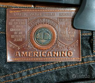 Minigonna jeans vintage nera Americanino