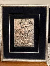 Bassorilievo d’argento salvatore fiume