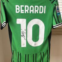 Maglia Berardi Sassuolo 2025/26 con autografo