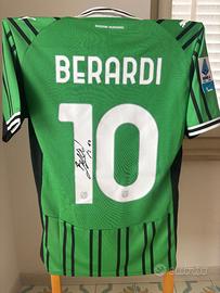 Maglia Berardi Sassuolo 2025/26 con autografo