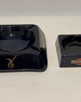 Posacenere vintage Fernet Branca Martini ceramica