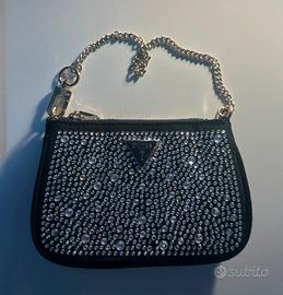 Pochette GUESS con strass