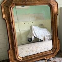 Specchio d’antiquariato con intarsi