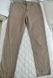 Pantaloni uomo GAS tapered marrone chiaro