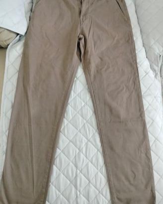 Pantaloni uomo GAS tapered marrone chiaro