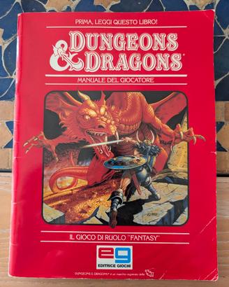 Manuale del giocatore rosso D&d 