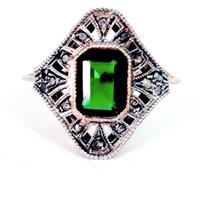 anello stile antico art decò 