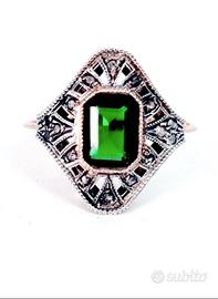 anello stile antico art decò 