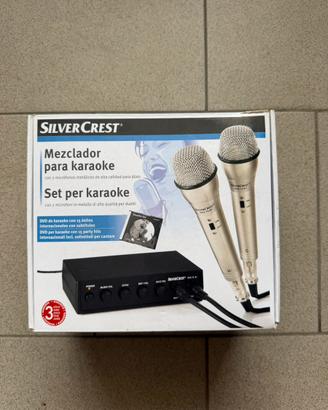 Set per Karaoke SilverCrest con 2 Microfoni