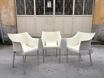 Set 3 sedie Kartell Dr No