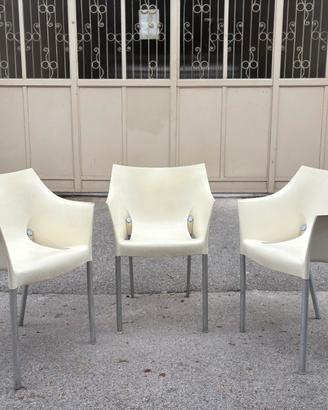 Set 3 sedie Kartell Dr No