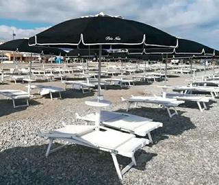 Lettino per stabilimento balneare e lidi