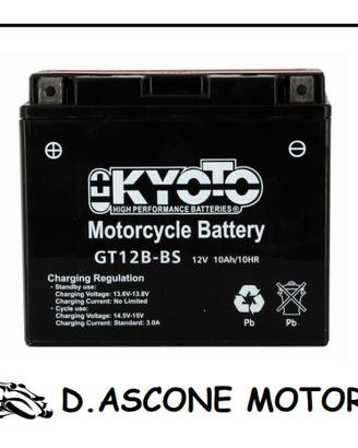 Batteria GT12B-BS senza manutenzione con pacco aci