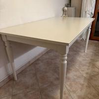 Tavolo allungabile bianco