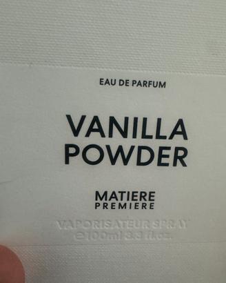 Profumo VANILLA POWDER  Matiere Premiere originale