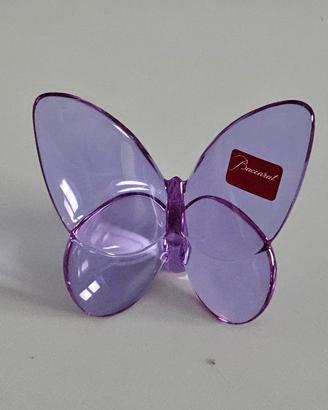 Farfalla Jungle Violet in Cristallo Di Baccarat