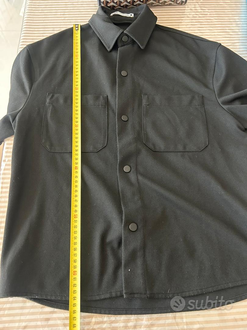 Camicia nera Zara uomo S a maniche corte Abbigliamento e - Main Image