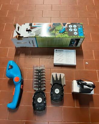 Gardena mini taglia siepi - set forbici a batteria