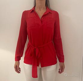 Camicetta intimissimi rossa taglia S con cinturino