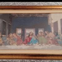Quadro punto a croce fatto a mano. (Ultima cena)