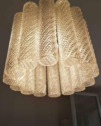 Lampadario con vetri di murano + alcuni fi discort