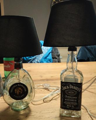 lampade bottiglia artigianali